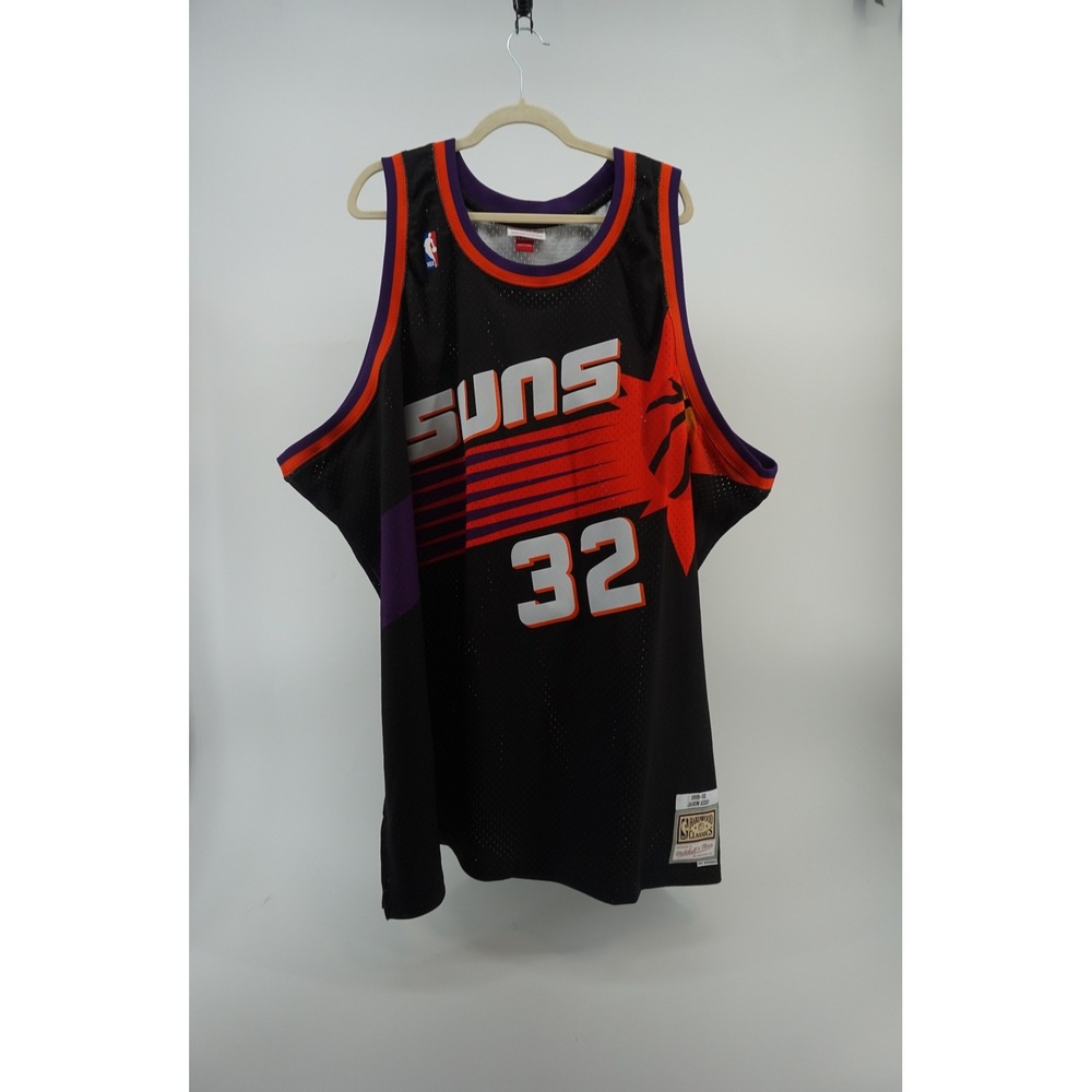 NWOT Mitchell & Ness Big Phoenix Suns Jason Kidd Jersey 1999-00 Retro Black 4XLB